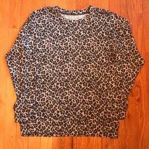 American Eagle Leopard Crewneck